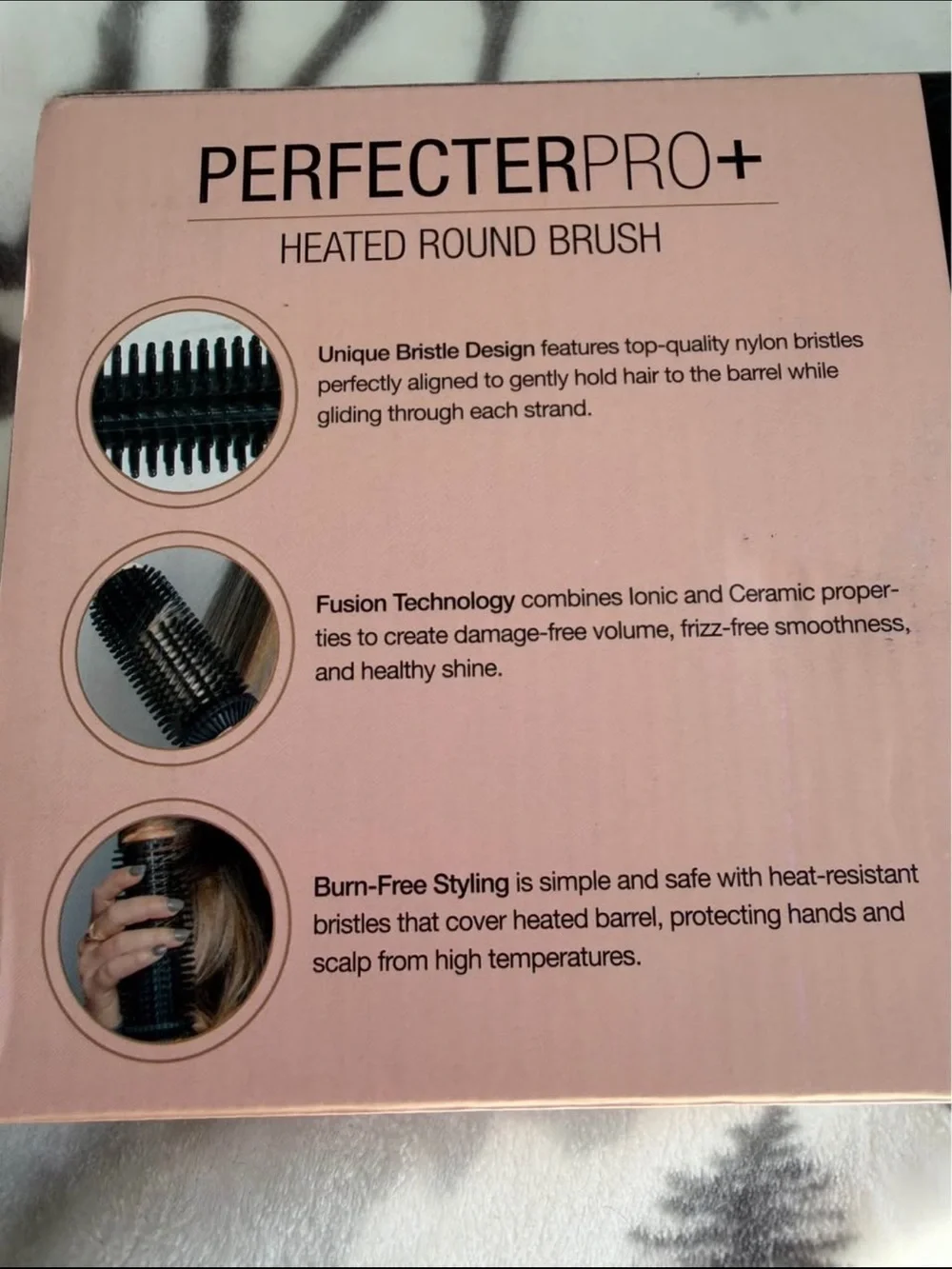 Calista Gold & Black Hair Brush Set - Leopard Accent